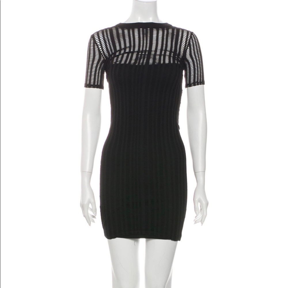 T by Alexander Wang Crew neck mini dress